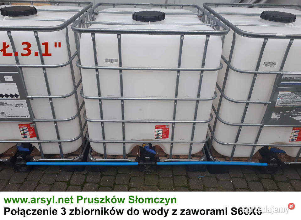 MAUZER Zbiornik IBC 1000 L 600 Pojemnik 600 L Pruszków sprzedam