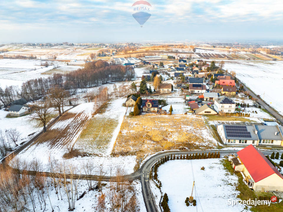 Budowlana działka w Zagórzu gm Niepołomice budowlana Zagórze