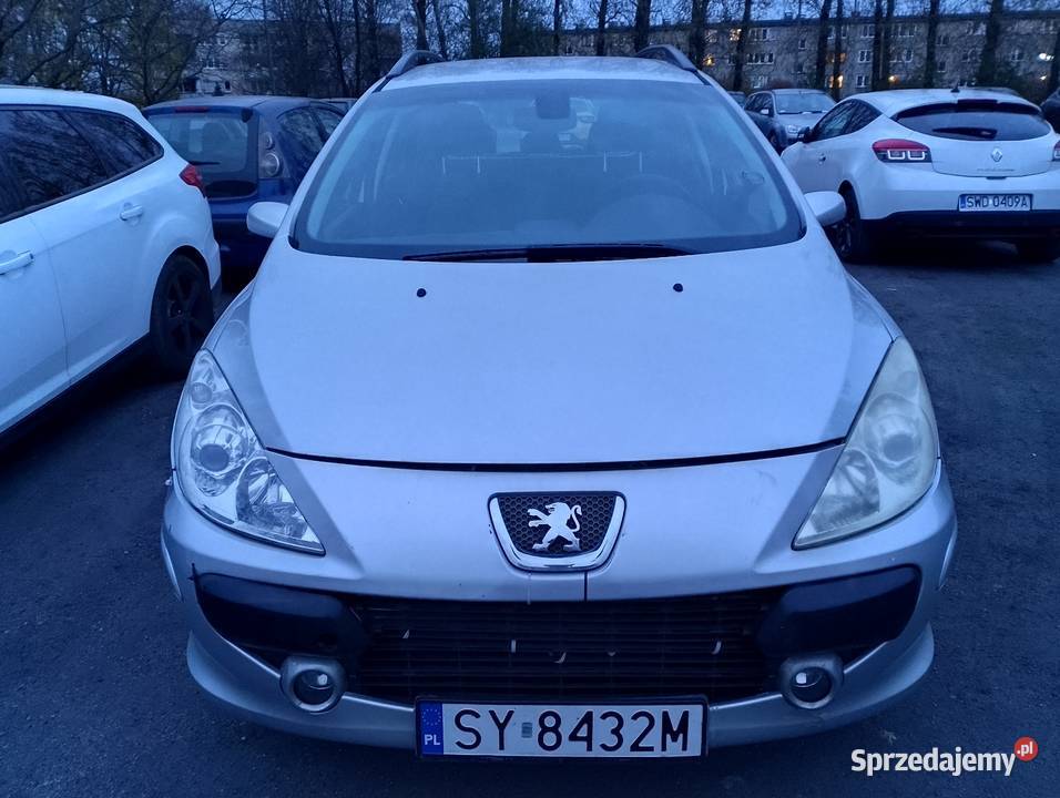 Peugeot 307sw 16hdi 08r 211 Klima Rok produkcji 2008 śląskie Będzin