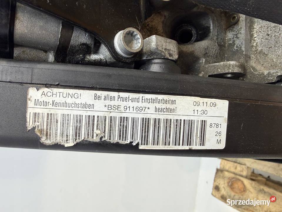 SILNIK BGU BSE Audi A3 II 8P VW Golf V VI Jetta osobowe lubelskie Chełm