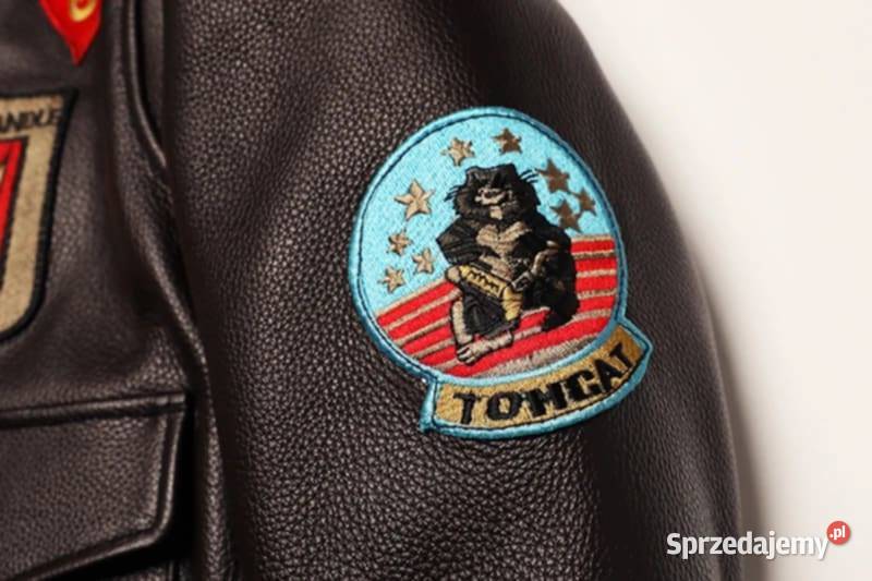 Nowa męska kurtka skórzana Top Gun w kolorze mazowieckie sprzedam