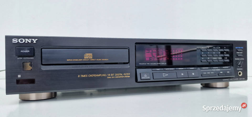 Sony odtwarzacz kompaktowy CD player CDP 590 Międzychód sprzedam