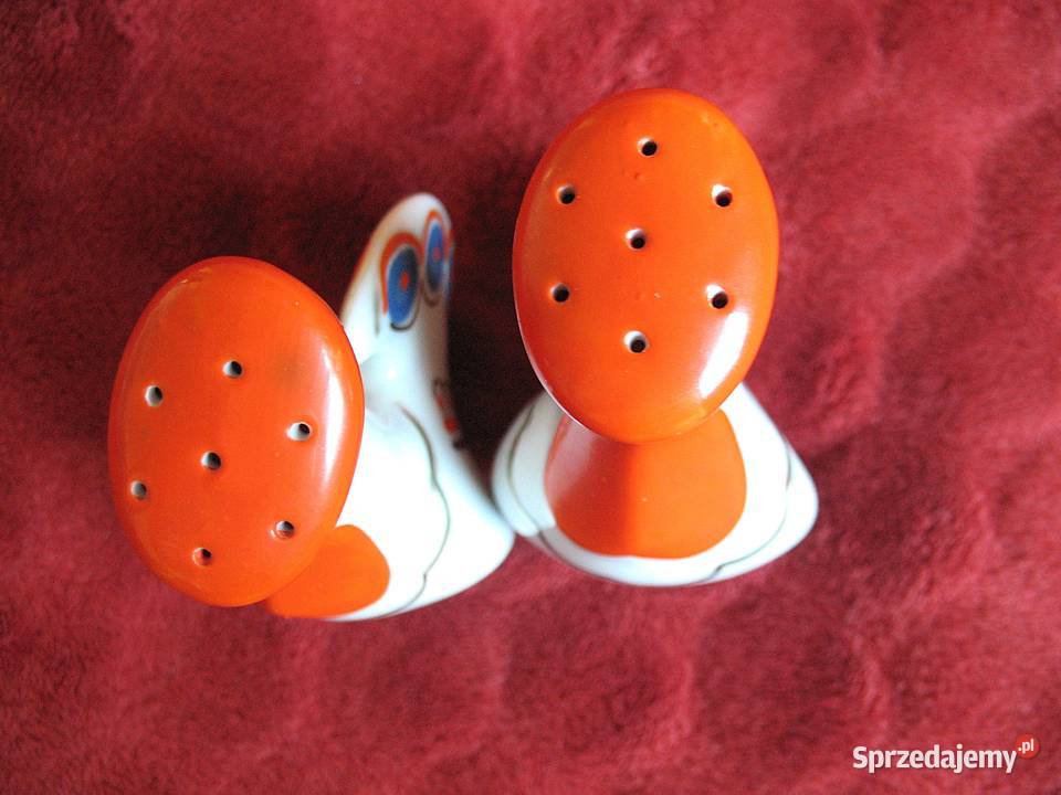 Sól i pieprz kogutki 11 x 7 x 55 Solniczka i wielokolorowy