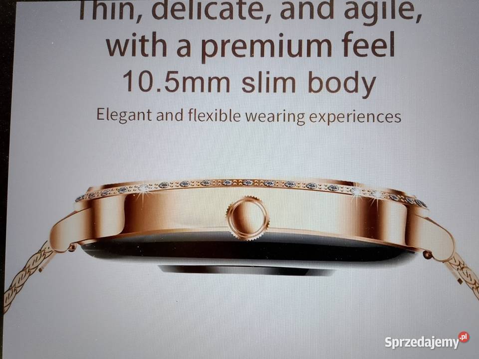 Nowy piękny unikalny jubilerski smartwatch Zgierz sprzedam