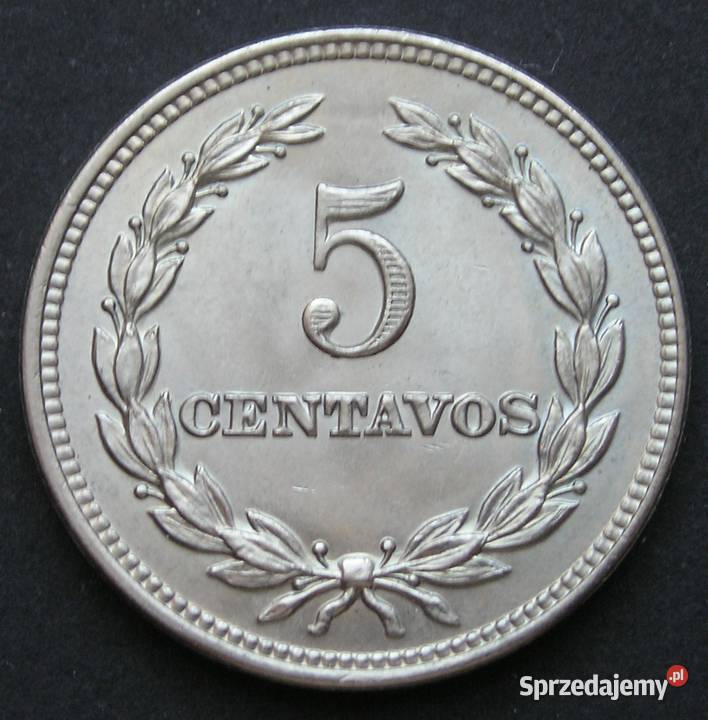 SALWADOR 5 CENTAVOS 1972 STAN 12 łódzkie