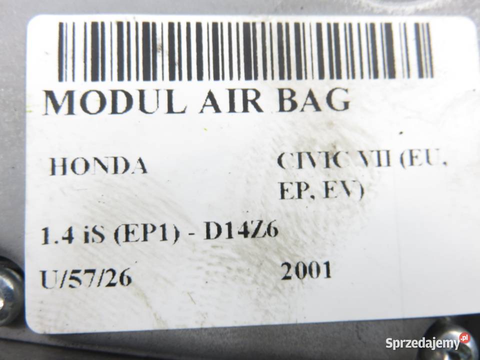 MODUŁ AIRBAG HONDA CIVIC VII EU EP EV osobowe sprzedam