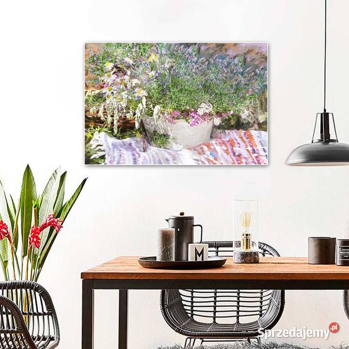 Nowoczesny obraz Lawenda Renoira grafikiobrazy podlaskie Ignatki