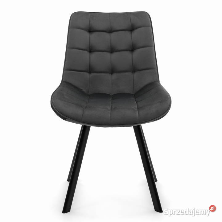 Krzesło Tapicerowane Tori Ciemnoszare Wysyłka Krzesła Tarchały Małe