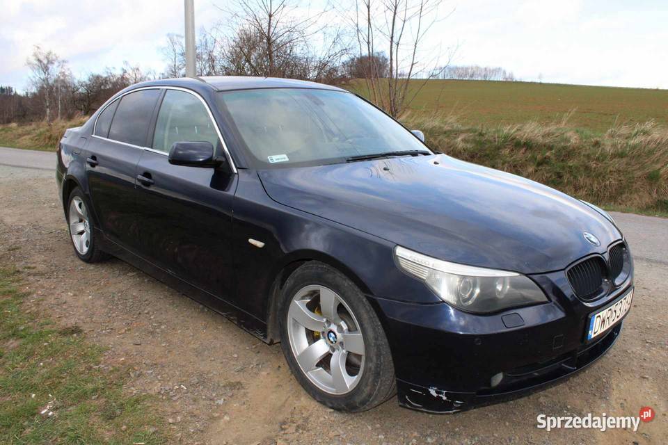 BMW E60 530d 218 2004r dolnośląskie Ratno Dolne