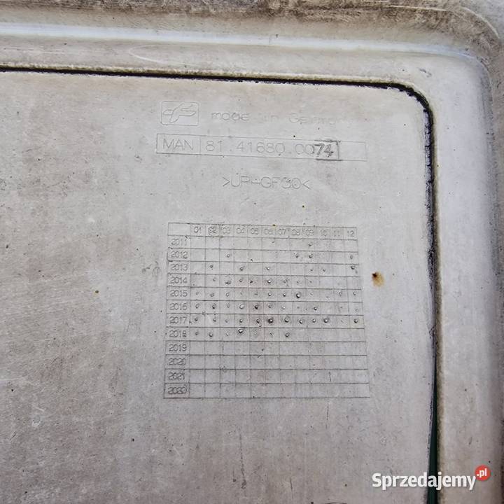 MAN TGX OSŁONA SPOILER BOCZNY MIĘDZYOSIOWY ciężarowe