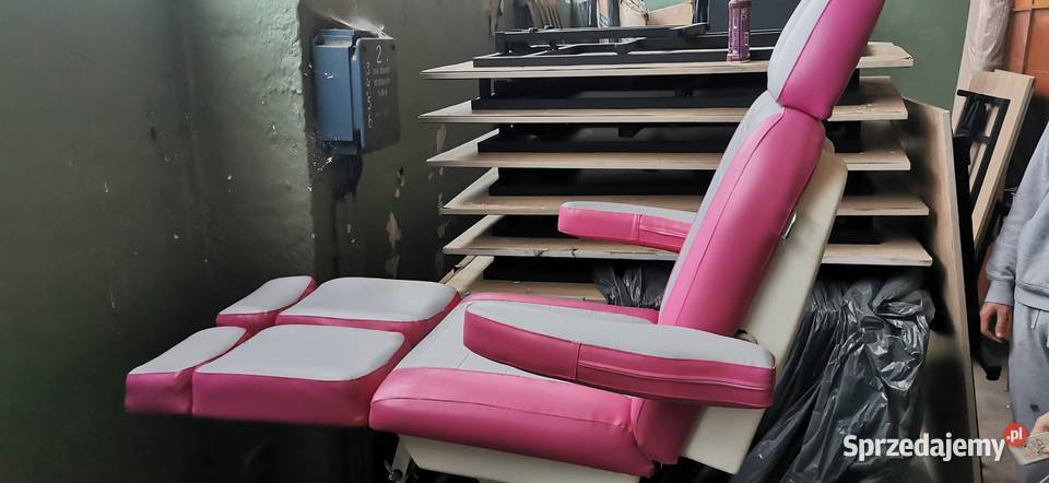 Fotel kosmetyczny elektryczny z regulacją nóg do Kowary