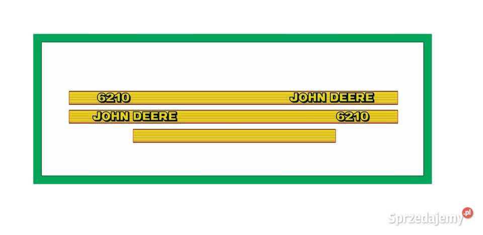 Naklejki John Deere 6210 Traktor Ciągnik Grodzisk Mazowiecki
