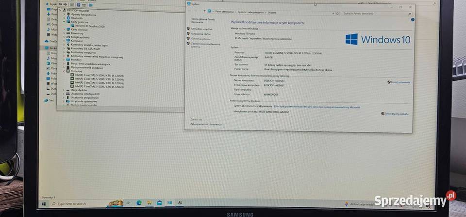 Notebook Samsung ATIV One 7 Full HD Led 27calowy Taktowanie procesora 2700 Dębica