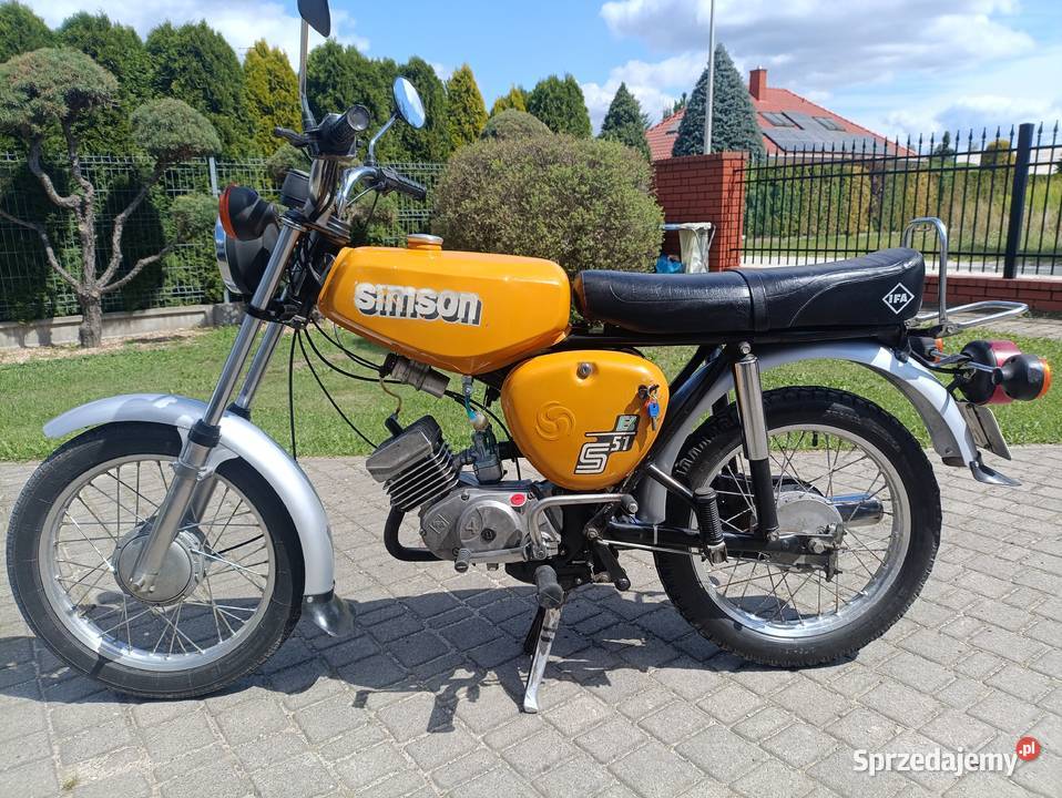 Simson S51 1987r oryginał zarejestrowany Sieradz