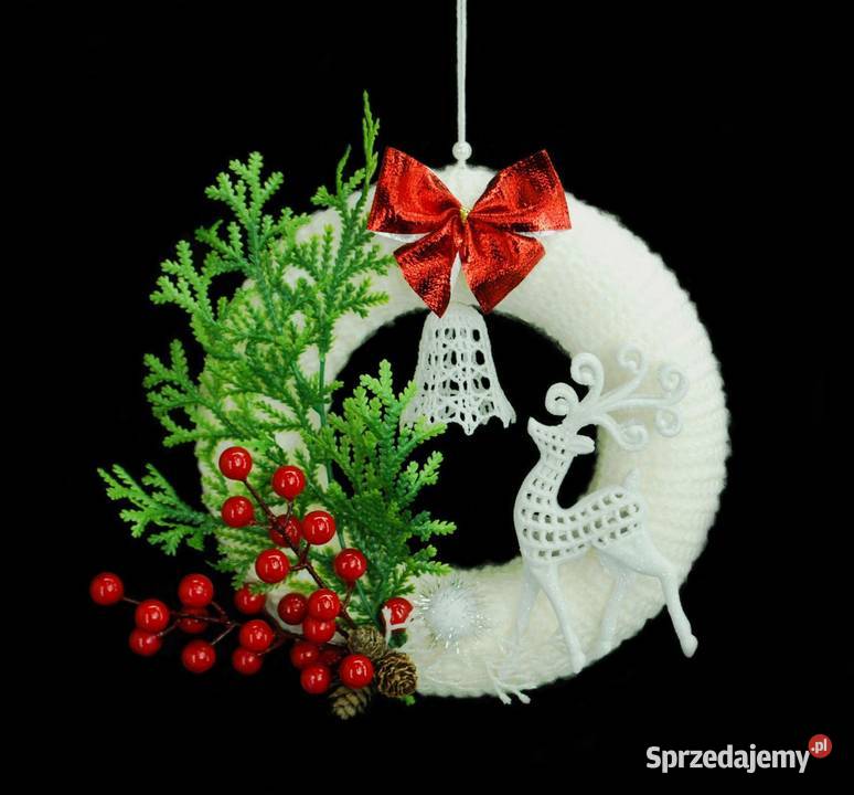 Zawieszka wianek ozdoba na okno szydełkowa 22 Dom i Ogród