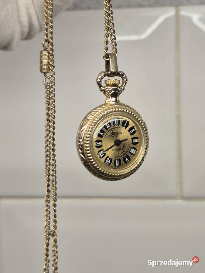 Damski zegarek Glashutte naszyjnikwisiorek Chorzów