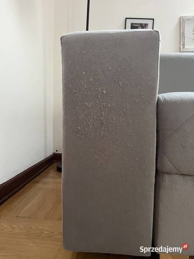 Kanapa szara rozkładana mazowieckie Wołomin sprzedam