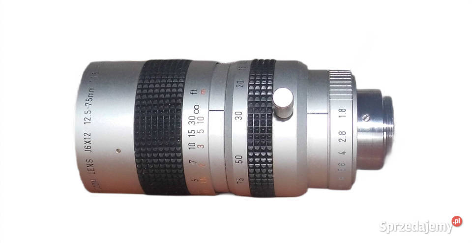 Obiektyw Canon J6X12 12575 18 0 C mount CS mount