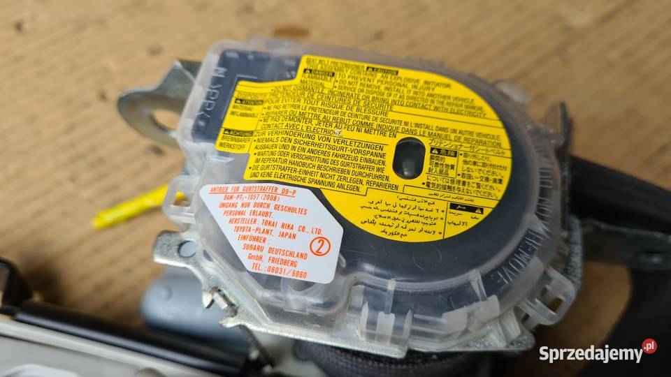 Subaru Forester 3 SH pas pasy bezpieczeństwa Wyposażenie wnętrza dolnośląskie Legnica sprzedam