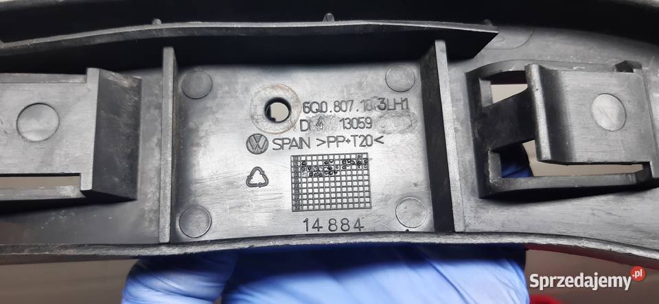 ŚLIZG BŁOTNIKA LEWY PRZÓD VW POLO IV 9N Mielęcin