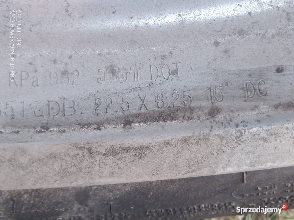 Alufelga Aluś Felga Aluminiowa TIR 225 Skopanie