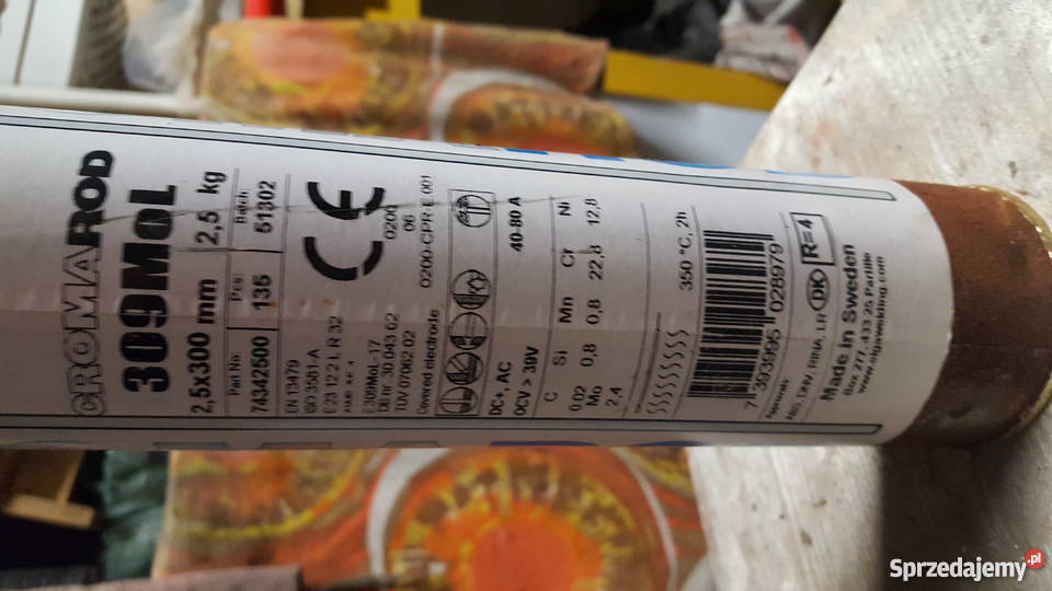 Elektrody Elga CROMAROD 309 Mol kujawsko-pomorskie Świekatowo