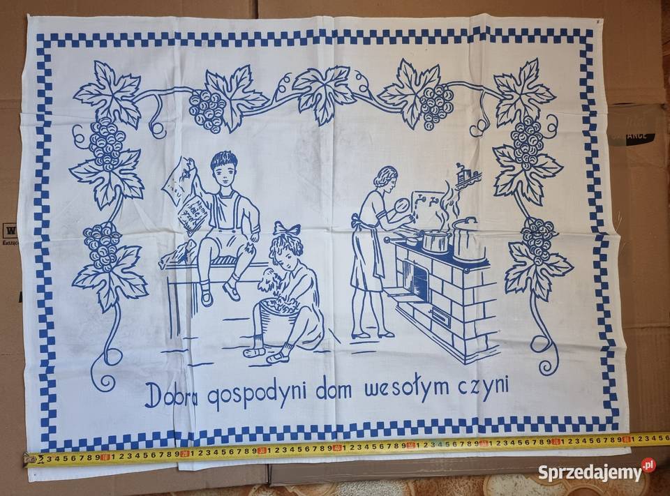 Makatka Kuchenna PRL Dobra Gospodyni Dom Wesołym Sosnowiec