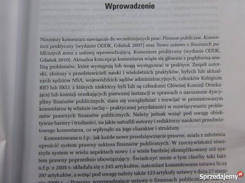 FINANSE PUBLICZNE KOMENTARZ PRAKTYCZNY RUŚKOWSKI łódzkie Łódź