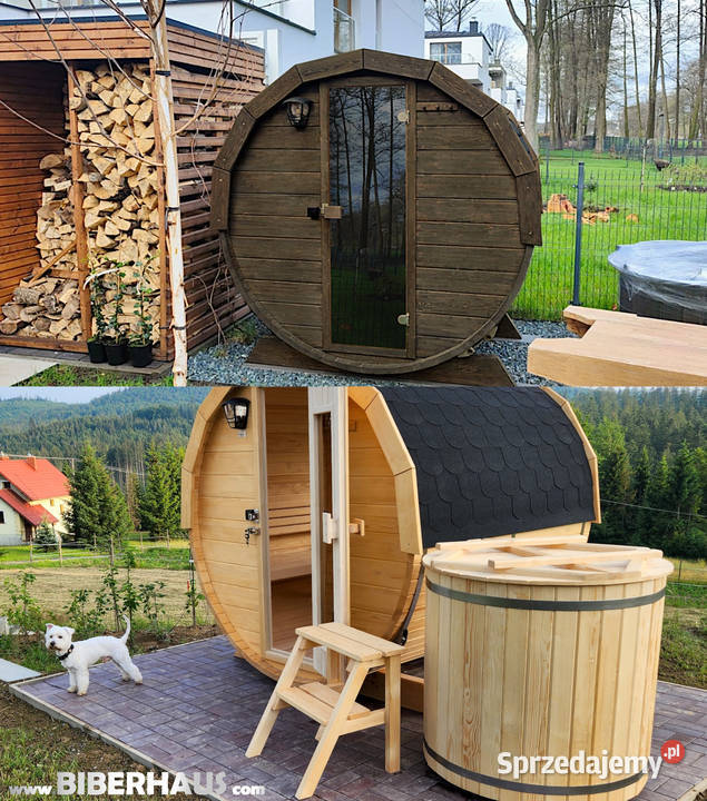 SAUNA Ogrodowa 250 BECZKA 500L Akcesoria sprzedam