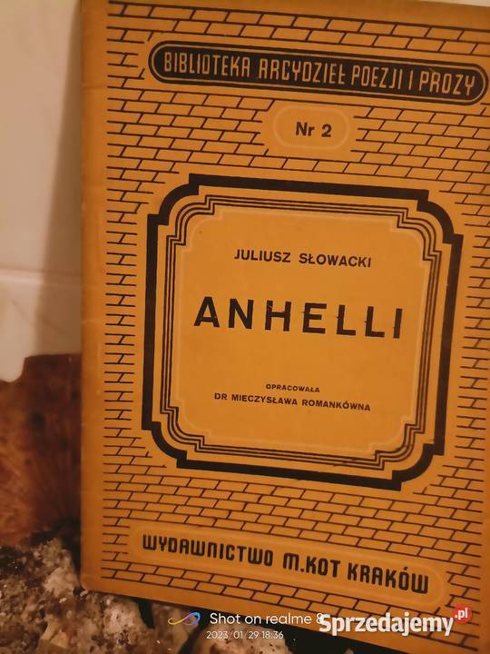 Anhelli Słowackiego książki prezenty Warszawa Rok wydania 1947