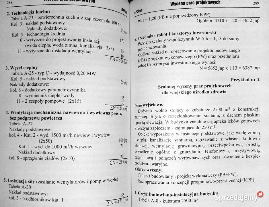 Kosztorysowanie obiektów i robót budowlanych Pozostałe