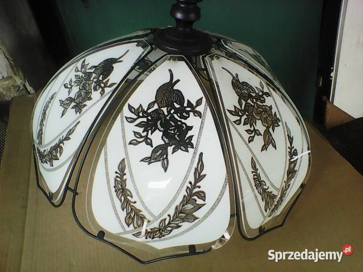 ŻYRANDOL biało czarny Rogoźnik