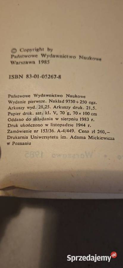 Podstawy ochrony środowiska PWN 1985 rzadkie