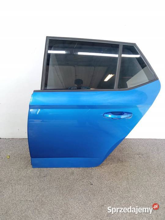 DRZWI LEWE TYŁ HB NIEBIESKIE Skoda Fabia III sprzedam