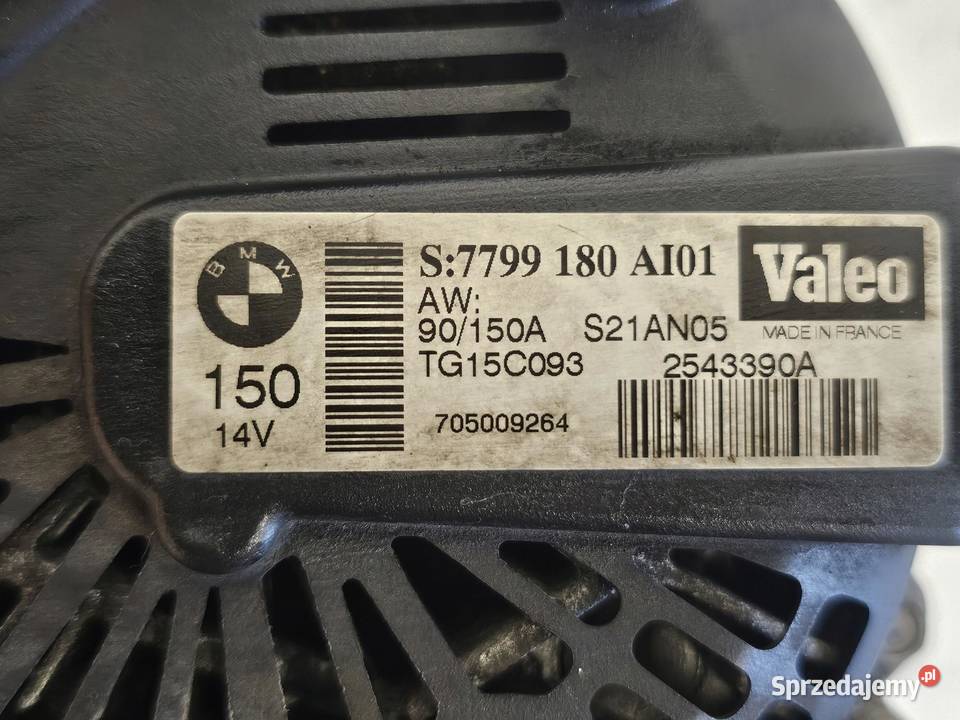 BMW 3 5 20 D M47D20 204D4 163 05r alternator osobowe Układ elektryczny silnika świętokrzyskie sprzedam