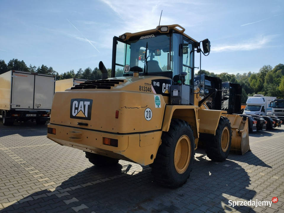 średnia kołowa Caterpillar Cat 914G Klima bez 13585h Koparko ładowarki Widełki