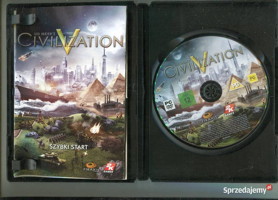Sid Meiers Civilization Gra DVD Komputerowe PC zachodniopomorskie Szczecin