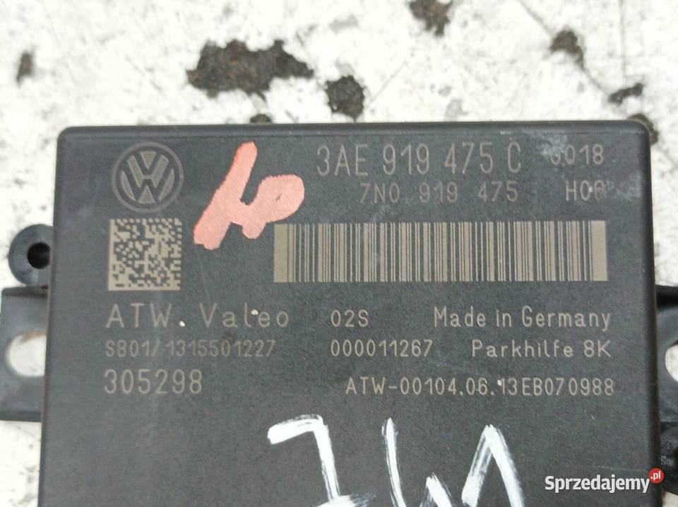 MODUŁ PDC PARKOWANIA 3AE919475C VW Volkswagen