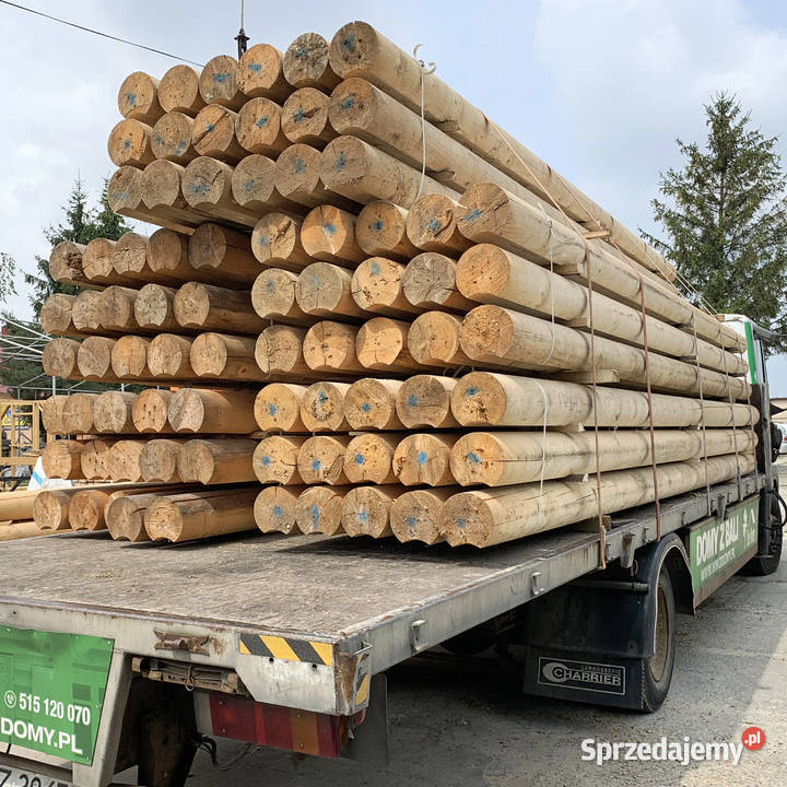 BAL DREWNIANY NA DOM 20 BALE DREWNIANE OKRĄGŁE