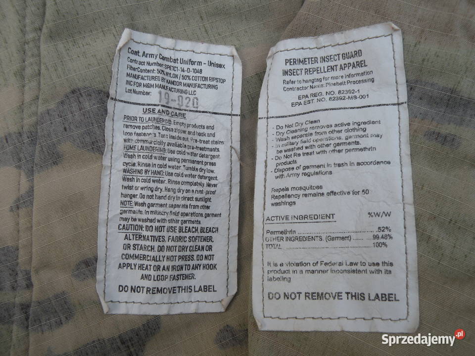 Bluza ACU multicam ocp small long ripstop 6 Wrocław