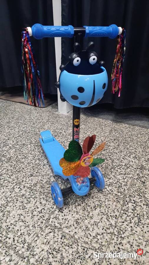 Hulajnoga trójkołowa ze świecącymi kółkami LED 2 Dębica