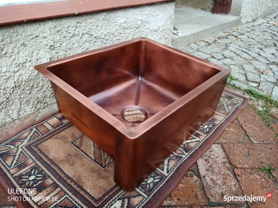 Zlew miedziany copper sink Dzierżoniów