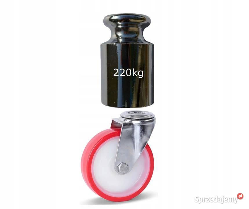 Koło obrotowe skrętne 125mm kółko 220 poliuretan Kółka mazowieckie Kozienice