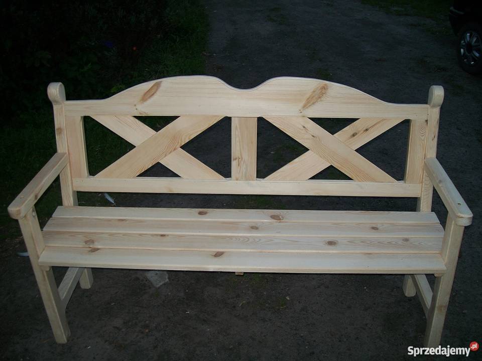 ławka ogrodowa Woźniki