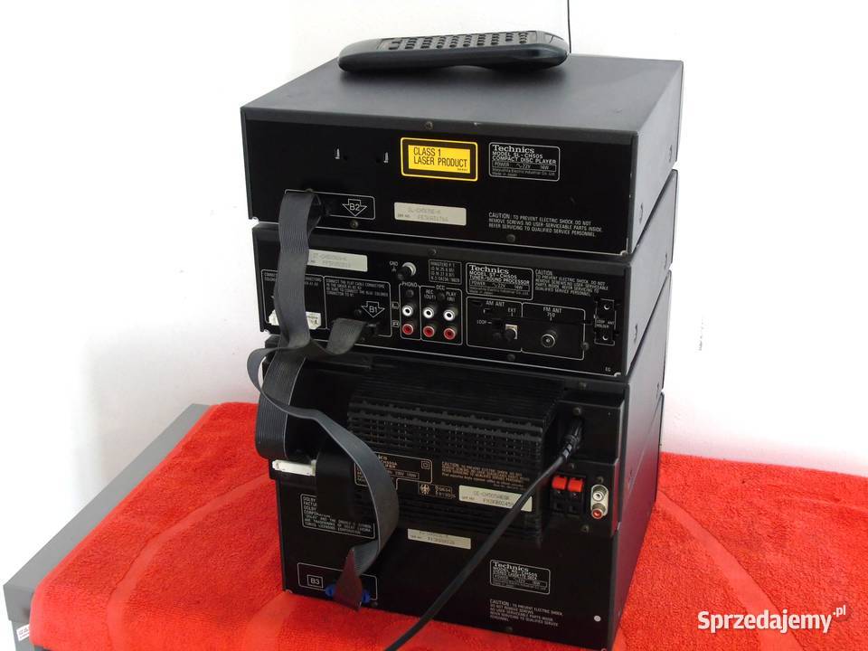 Wieża Technics SECH505 pilot sprawna DOSTAWA podkarpackie Jasło