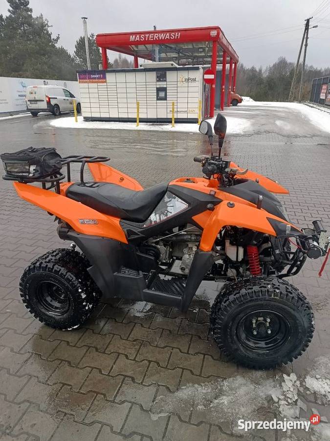 quad 300 zarejestrowany pług wyciagarka stan Bełchatów