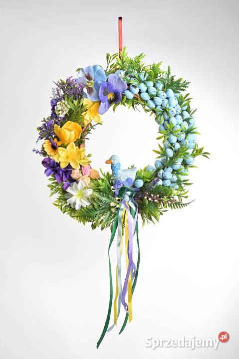 Wianek wielkanocny wielokolorowy Łęgowo sprzedam