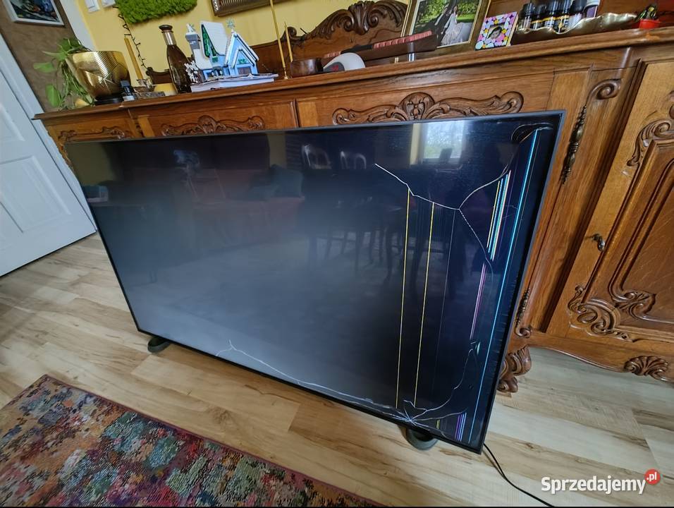 Telewizor 65UP77003LB LG uszkodzony Łódź sprzedam