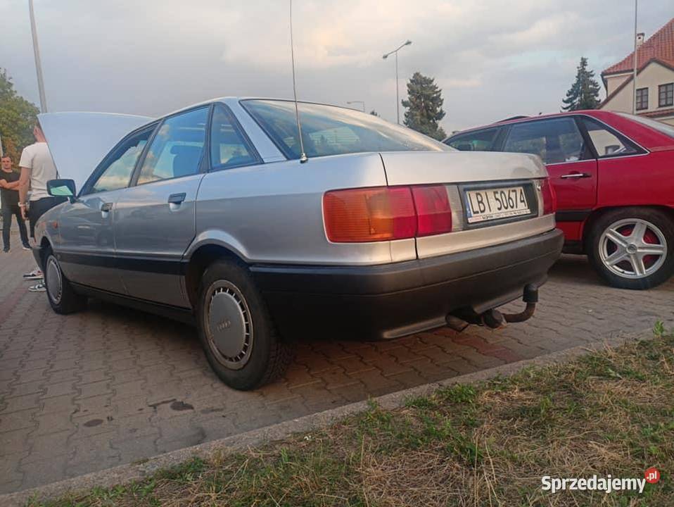 Audi 80 B3 19D zadbany klasyk serwisie przebieg nieuszkodzony Janów Podlaski