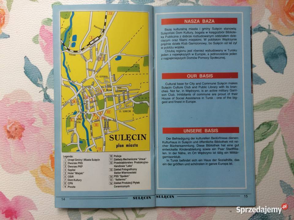 1225 SULĘCIN Miasto sprzedam